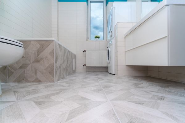 Bathroom Floor Remodeling in Lawrence